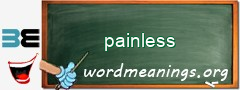 WordMeaning blackboard for painless